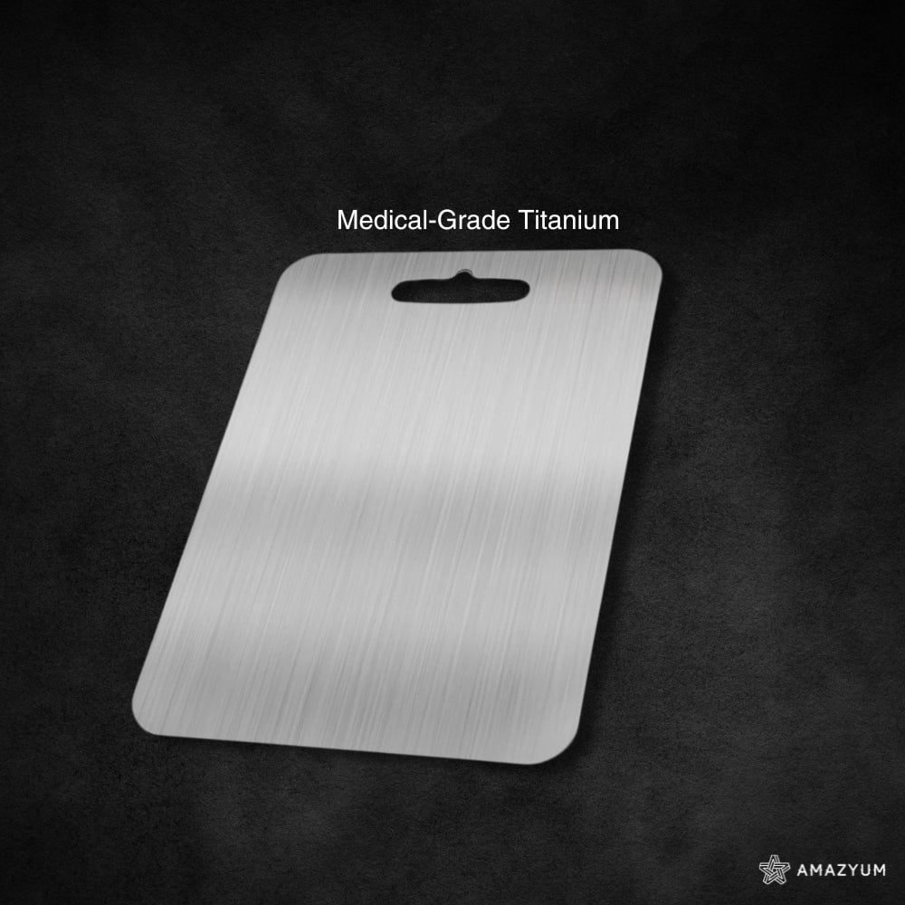 Amazyum 100% Pure Titanium Cutting Board