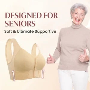 Best Gift for Mother's Day - 2024 New Stretchy Front Closure Breathable Bra for Senior