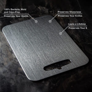 ChefBoard 100% Pure Titanium Cutting Board