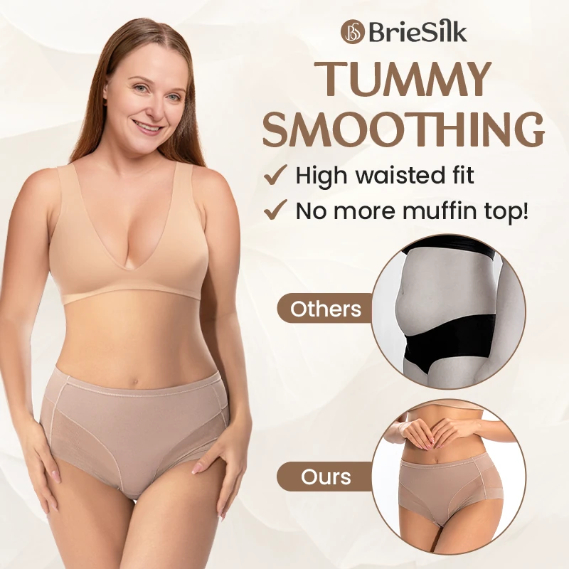 BrieSilk - Ice Silk High Waist Hiplift Panties