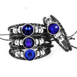 Spiritio Zodiac Leather Bracelet