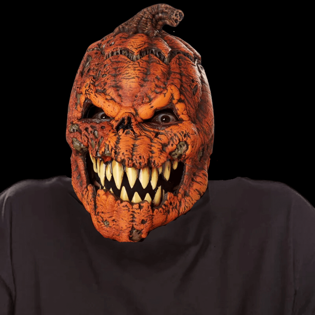 2024 Pumpkin Mask With a Movable Jaw