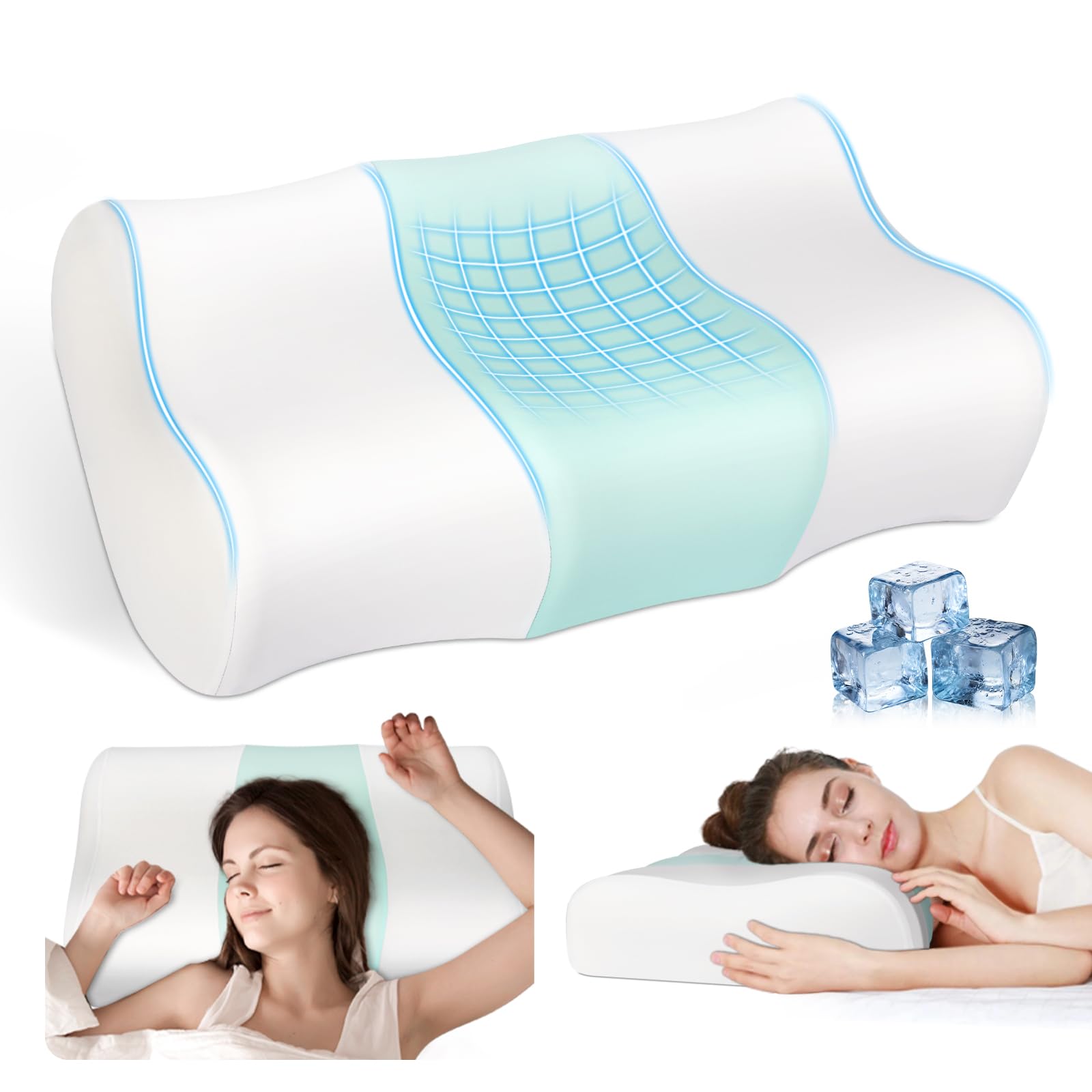 Curved pillow for neck support best sale