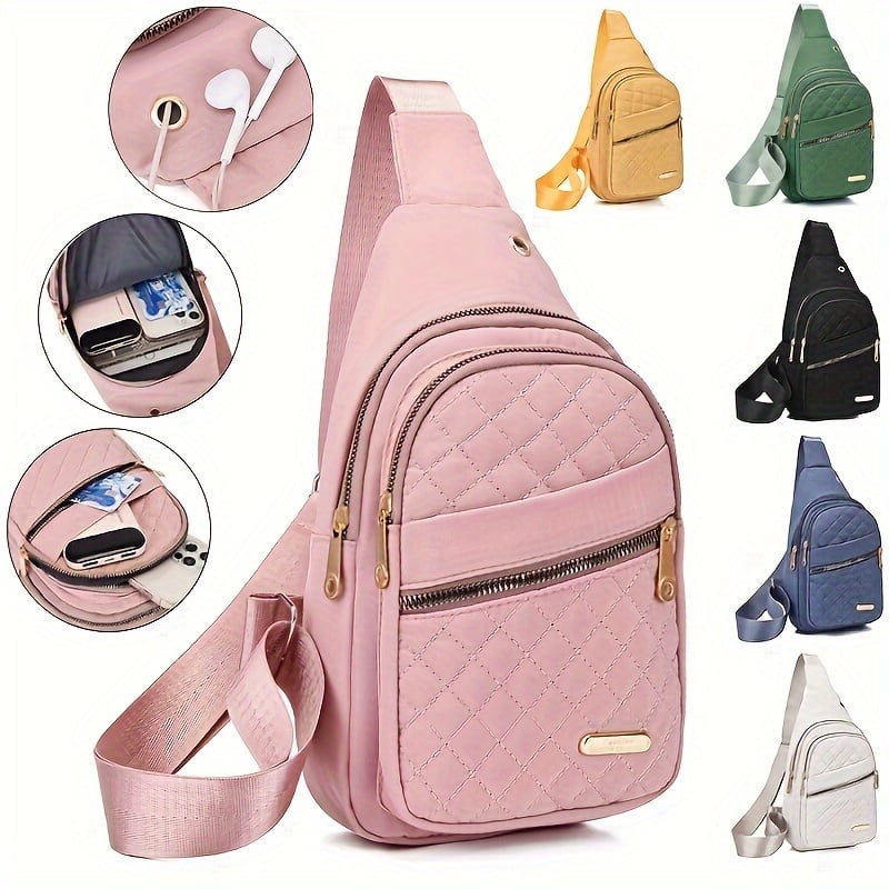 Last Day Sale 49% OFF - Anti-Theft Embroidery Solid Color Crossbody Bag for Daily Travel