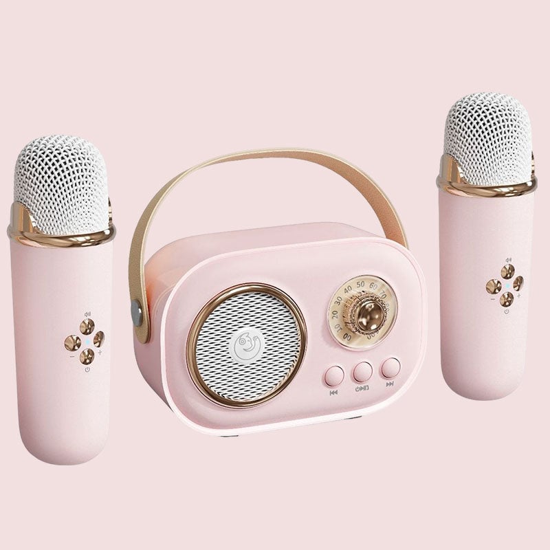 Mini Karaoke Machine Portable Bluetooth Speaker