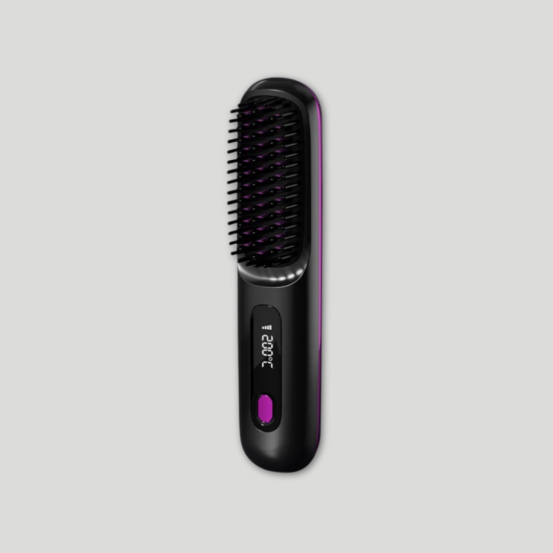 Portable Hair Straightener Brush