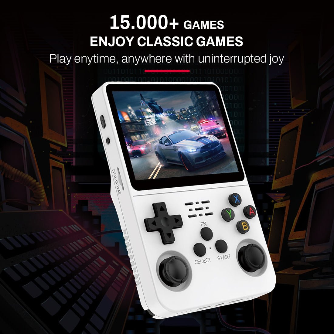 The Fastest Handheld Console - 15.000 Games - 3.5" IPS Screen