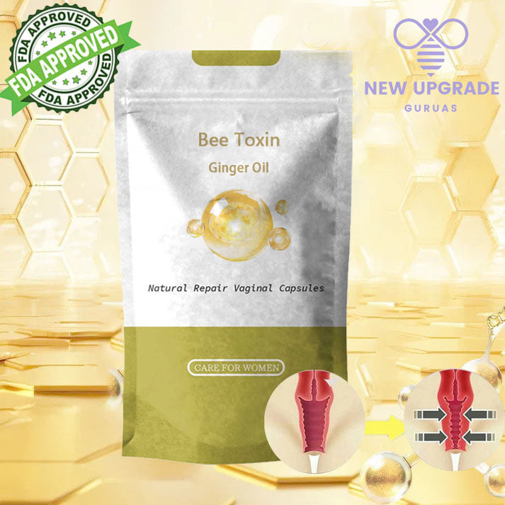 Bee Toxin Ginger Oil Natural Repair Lose Weigh Capsules