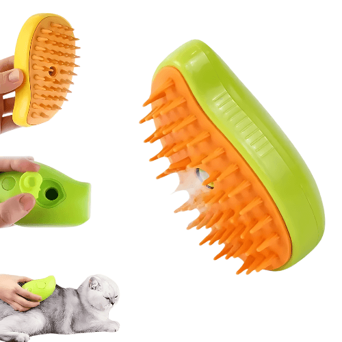 Cat Steam Brush | Gentle Pet Massage Comb