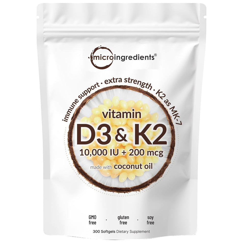 D3+K2 Coconut Oil Softgels