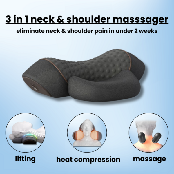 soothe – neck & shoulder traction massager with heat